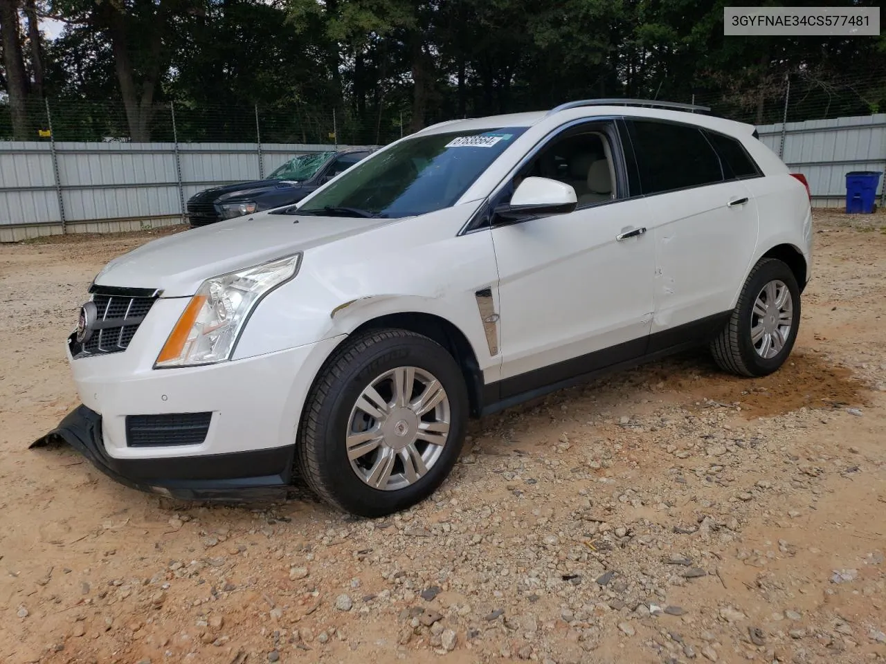 2012 Cadillac Srx Luxury Collection VIN: 3GYFNAE34CS577481 Lot: 67638564