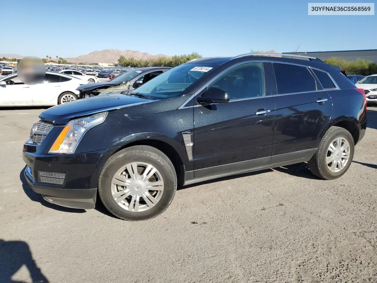 2012 Cadillac Srx Luxury Collection VIN: 3GYFNAE36CS568569 Lot: 67734114