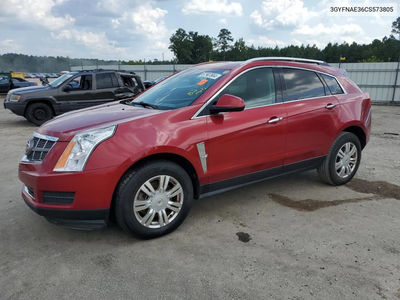 2012 Cadillac Srx Luxury Collection VIN: 3GYFNAE36CS573805 Lot: 67907664