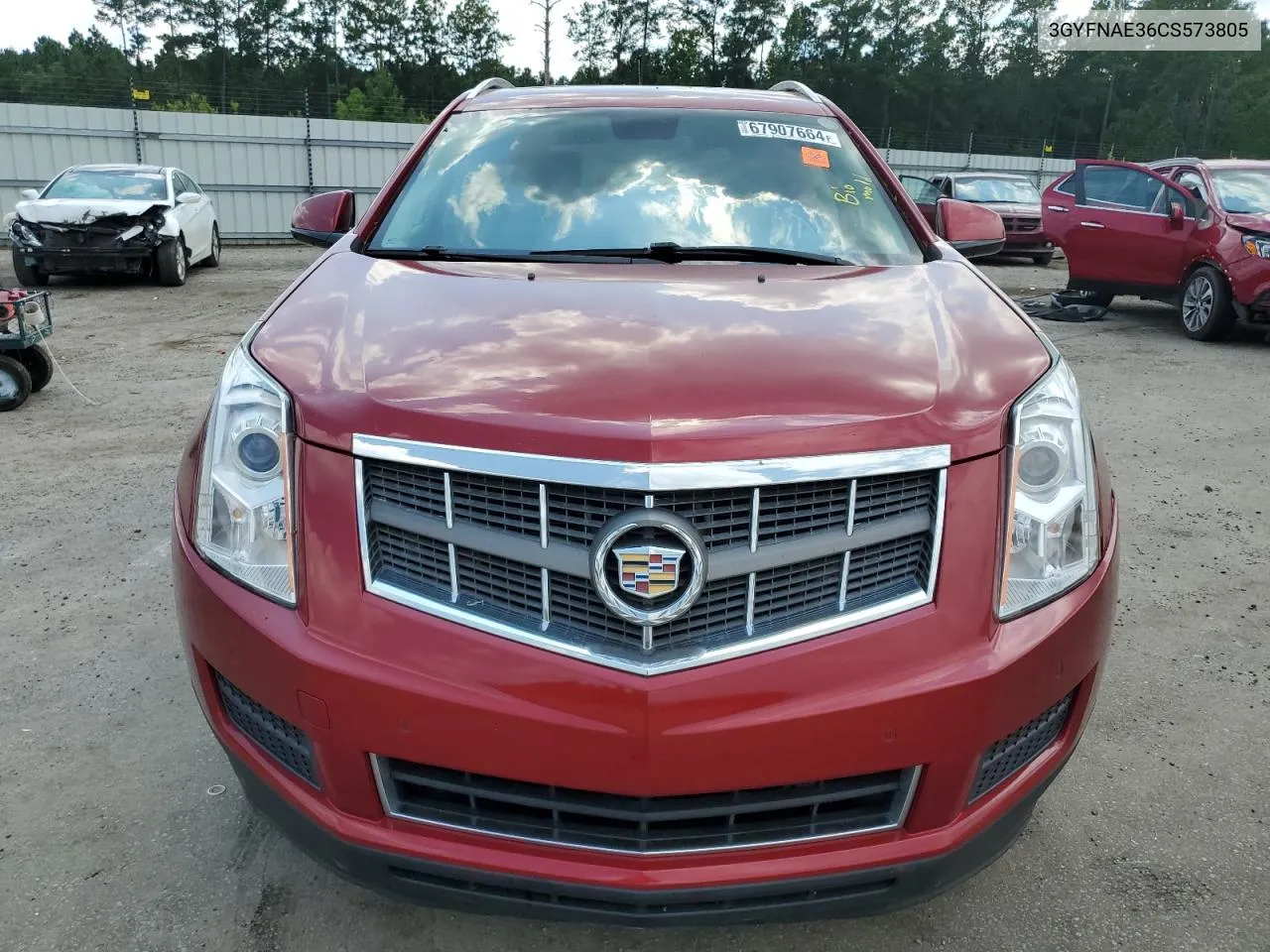 3GYFNAE36CS573805 2012 Cadillac Srx Luxury Collection