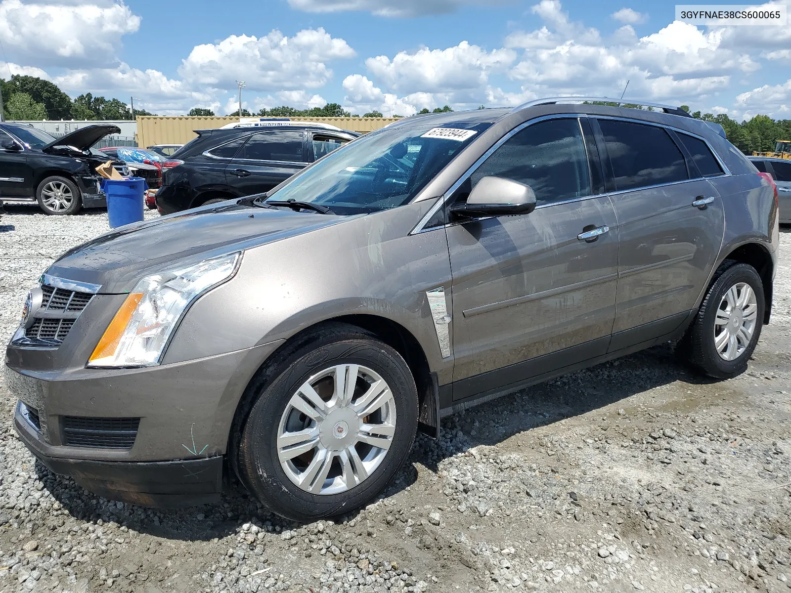 2012 Cadillac Srx Luxury Collection VIN: 3GYFNAE38CS600065 Lot: 67923944