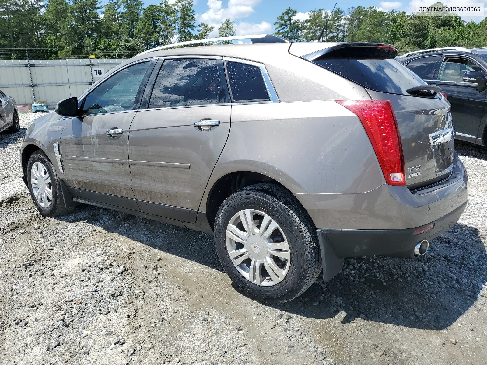 3GYFNAE38CS600065 2012 Cadillac Srx Luxury Collection