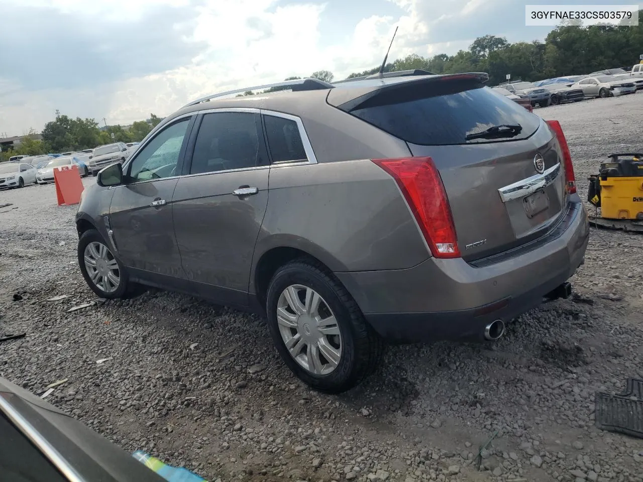 3GYFNAE33CS503579 2012 Cadillac Srx Luxury Collection