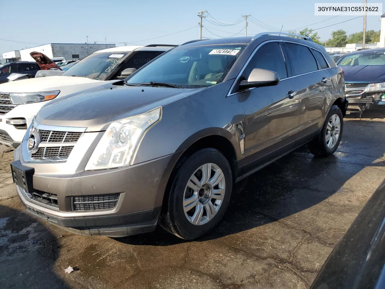 2012 Cadillac Srx Luxury Collection VIN: 3GYFNAE31CS512622 Lot: 68741714