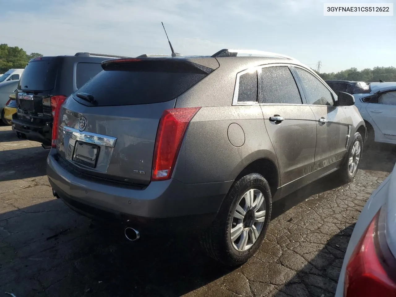 2012 Cadillac Srx Luxury Collection VIN: 3GYFNAE31CS512622 Lot: 68741714