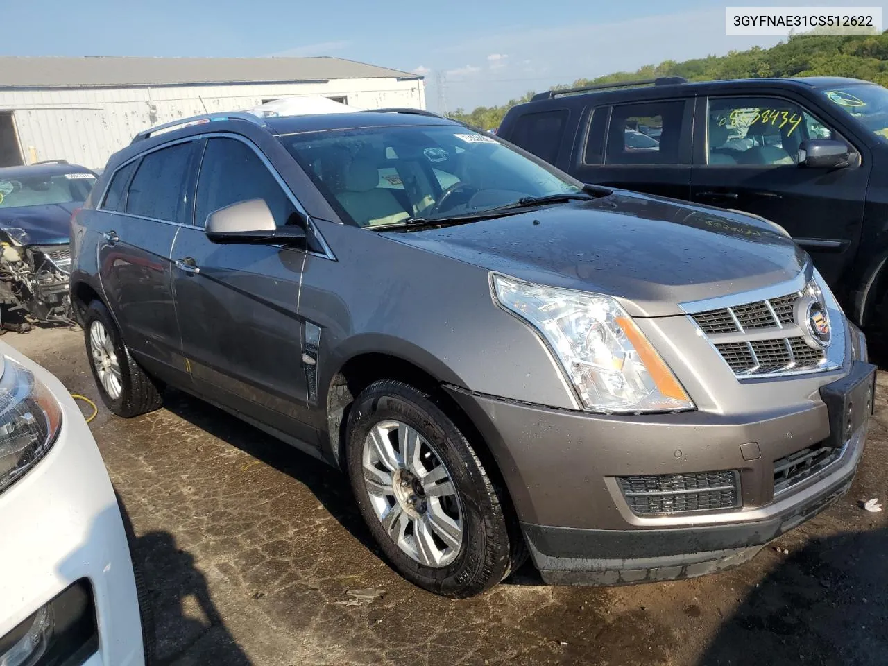 2012 Cadillac Srx Luxury Collection VIN: 3GYFNAE31CS512622 Lot: 68741714