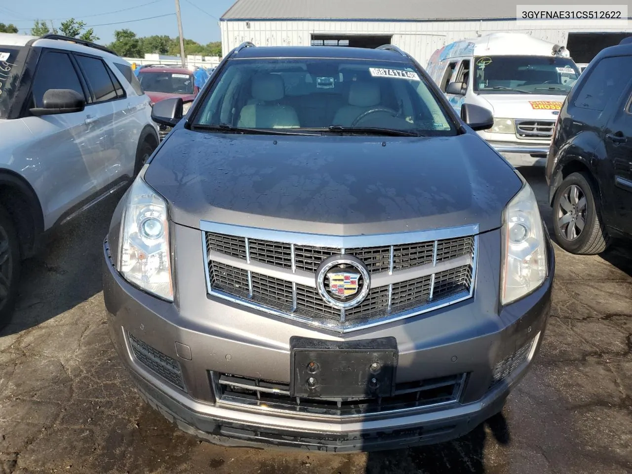 2012 Cadillac Srx Luxury Collection VIN: 3GYFNAE31CS512622 Lot: 68741714