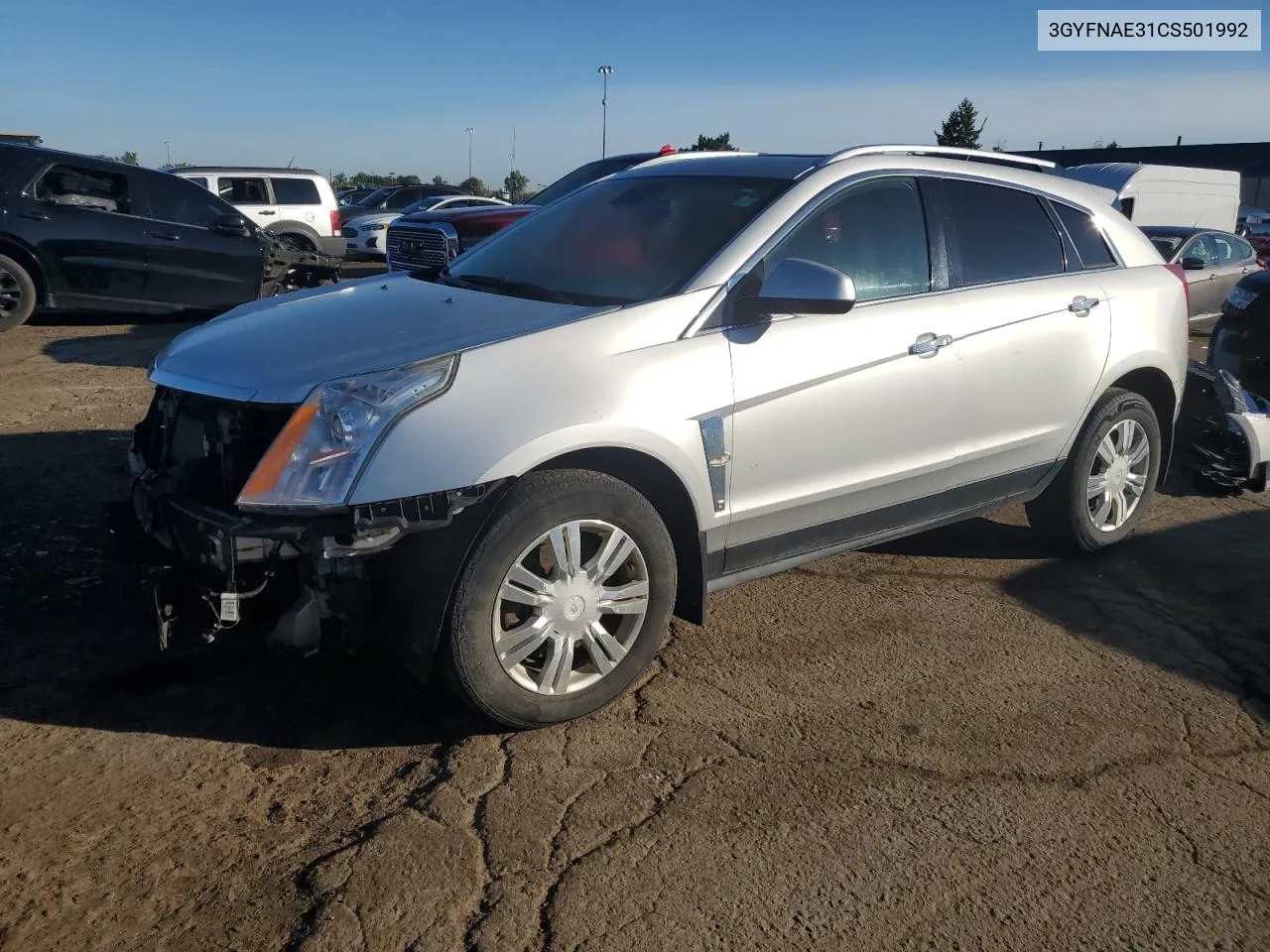 3GYFNAE31CS501992 2012 Cadillac Srx Luxury Collection