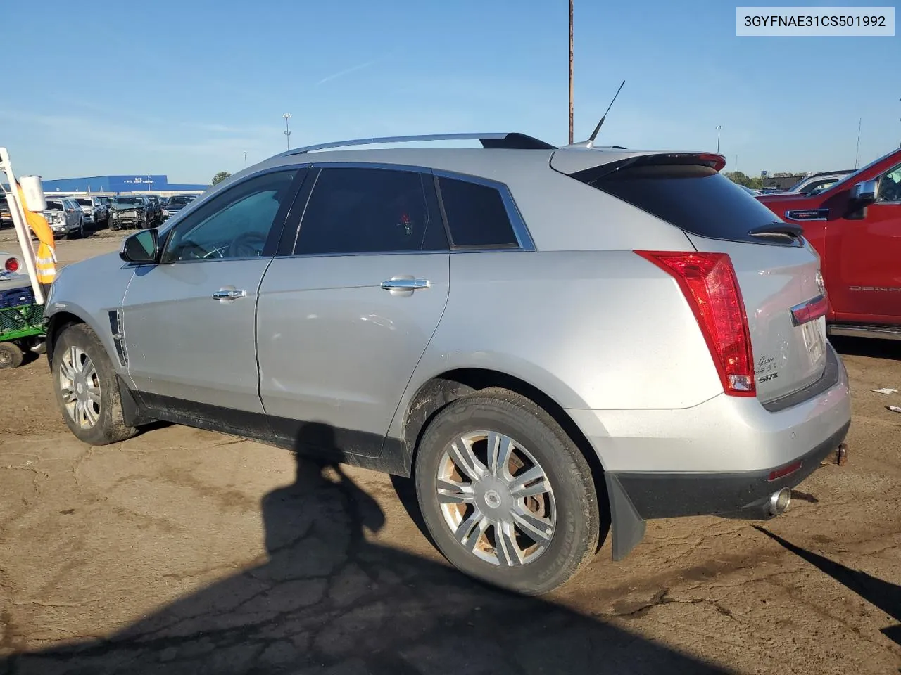 3GYFNAE31CS501992 2012 Cadillac Srx Luxury Collection