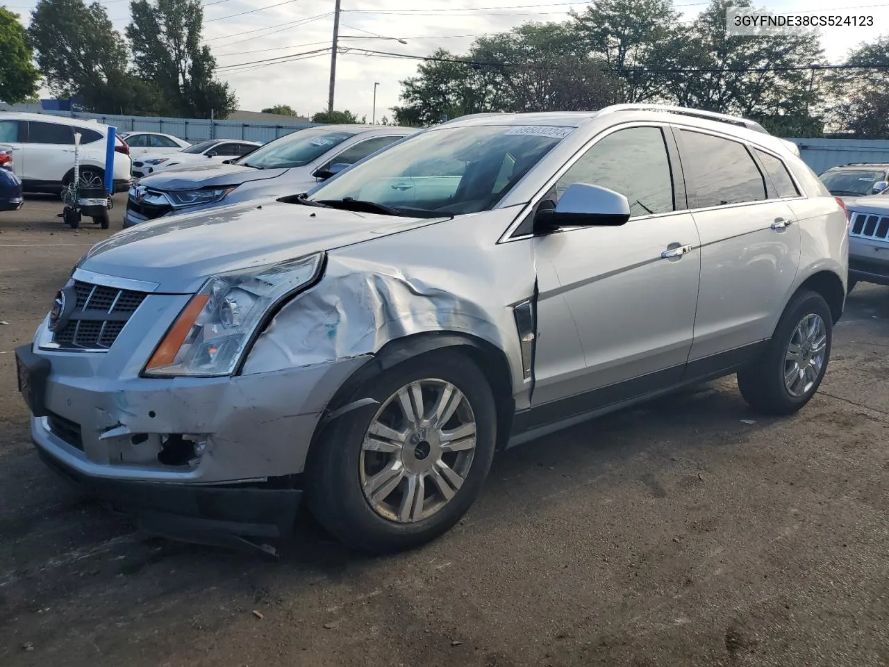 2012 Cadillac Srx Luxury Collection VIN: 3GYFNDE38CS524123 Lot: 69503234