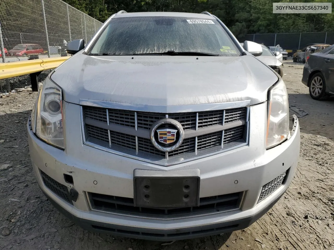 2012 Cadillac Srx Luxury Collection VIN: 3GYFNAE33CS657340 Lot: 69578544