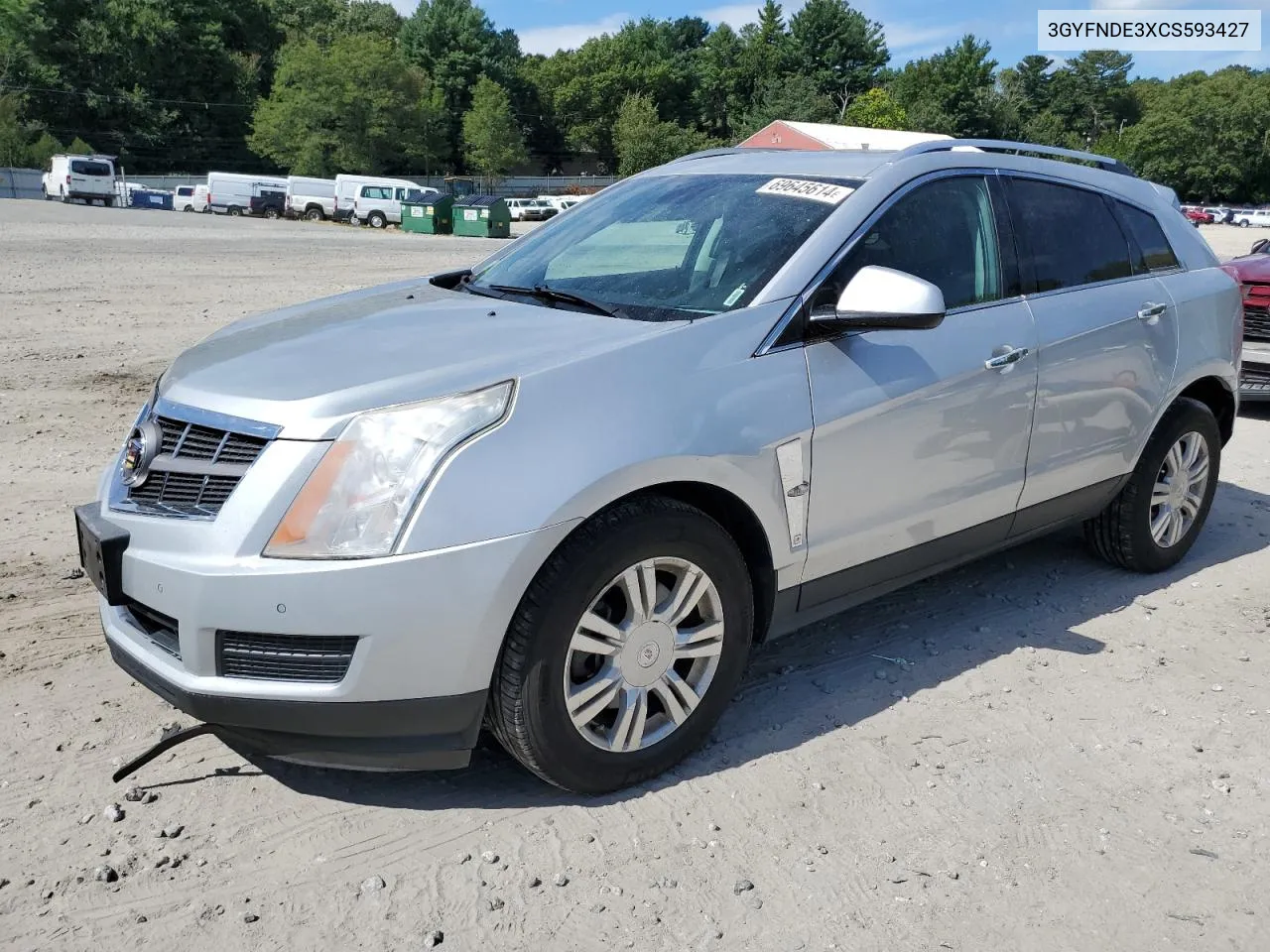 2012 Cadillac Srx Luxury Collection VIN: 3GYFNDE3XCS593427 Lot: 69645614