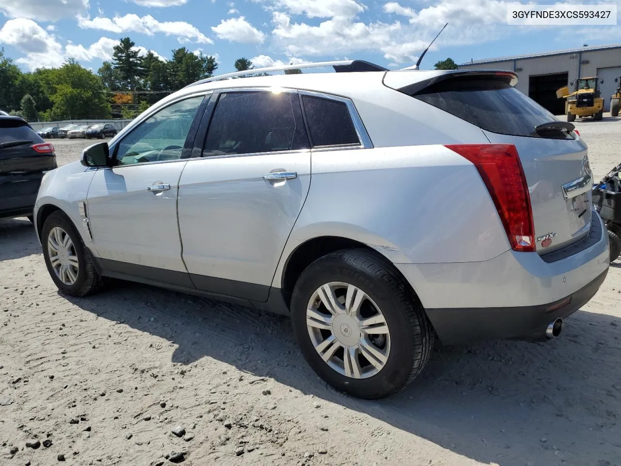 2012 Cadillac Srx Luxury Collection VIN: 3GYFNDE3XCS593427 Lot: 69645614