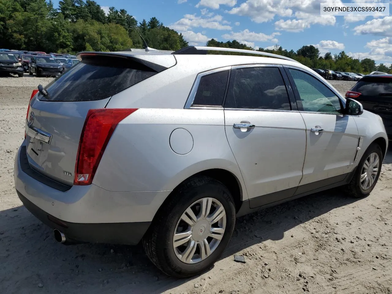 2012 Cadillac Srx Luxury Collection VIN: 3GYFNDE3XCS593427 Lot: 69645614