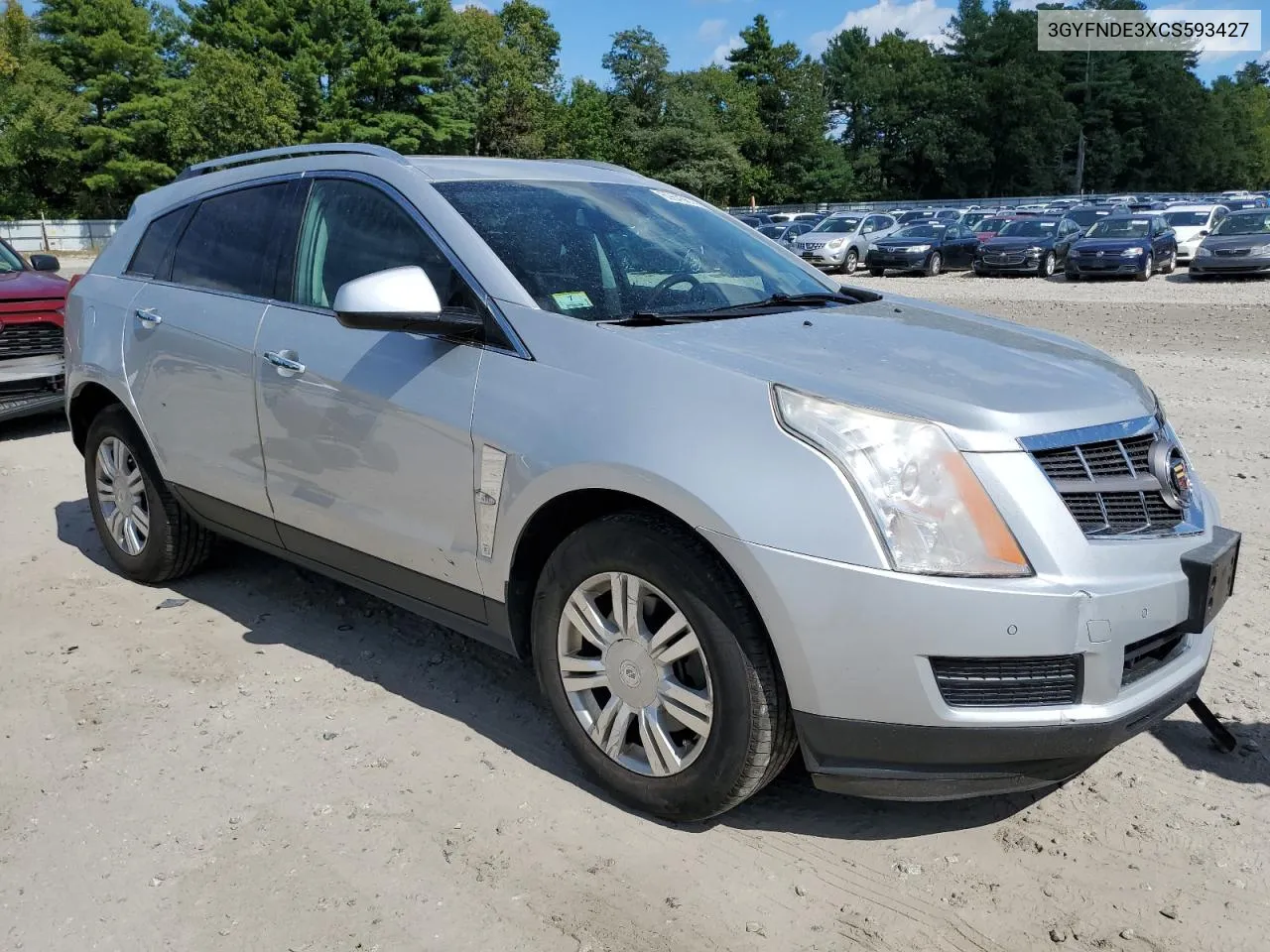 2012 Cadillac Srx Luxury Collection VIN: 3GYFNDE3XCS593427 Lot: 69645614