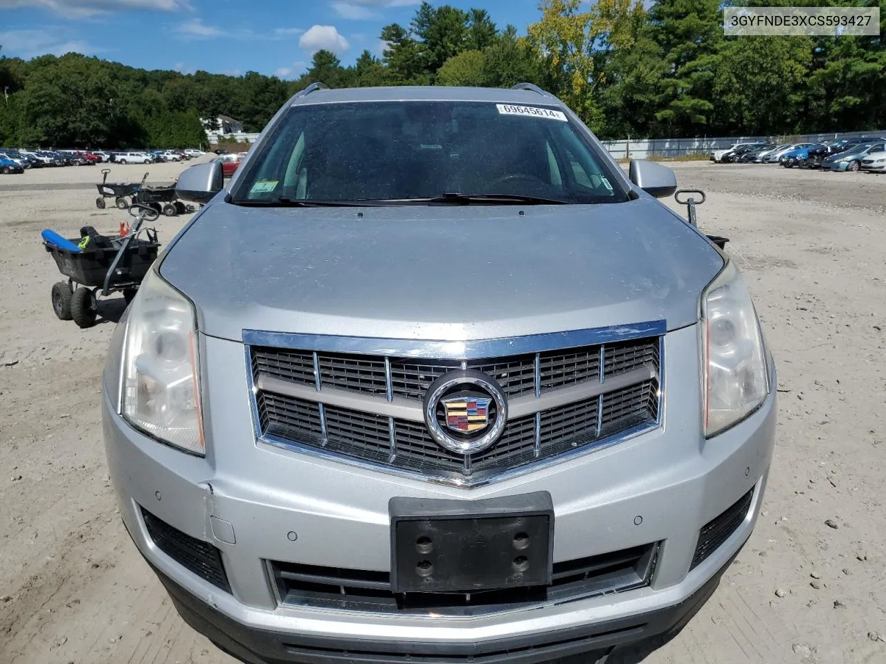 2012 Cadillac Srx Luxury Collection VIN: 3GYFNDE3XCS593427 Lot: 69645614