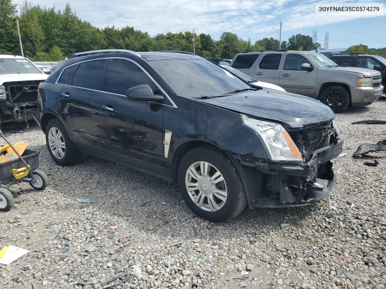 3GYFNAE35CS574279 2012 Cadillac Srx Luxury Collection