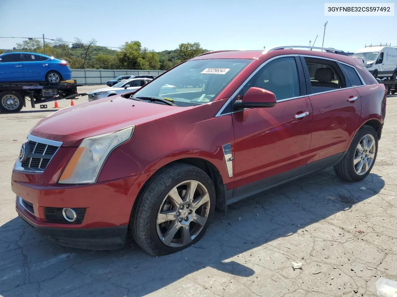 2012 Cadillac Srx Performance Collection VIN: 3GYFNBE32CS597492 Lot: 70329654