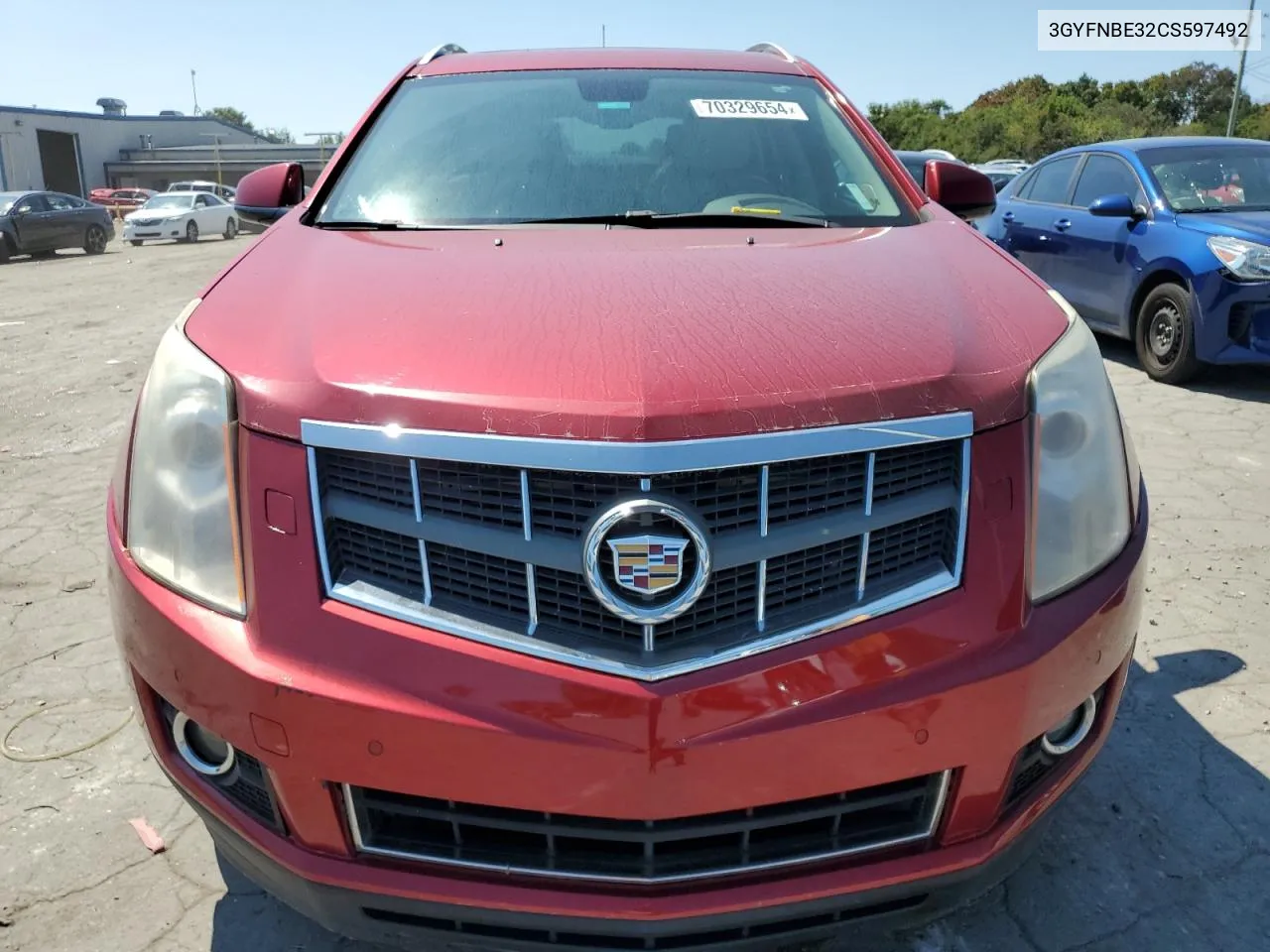 2012 Cadillac Srx Performance Collection VIN: 3GYFNBE32CS597492 Lot: 70329654