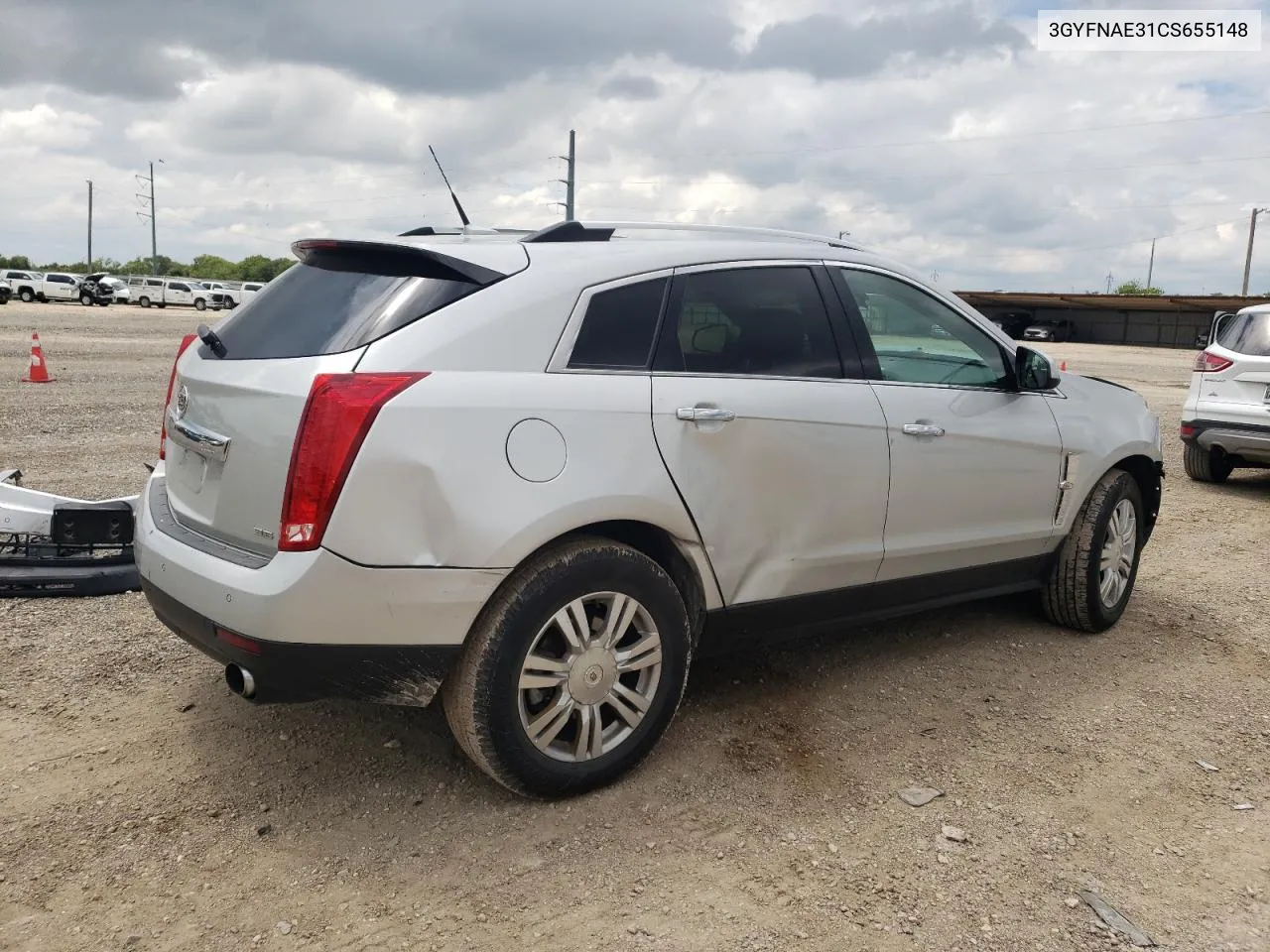 2012 Cadillac Srx Luxury Collection VIN: 3GYFNAE31CS655148 Lot: 70335444