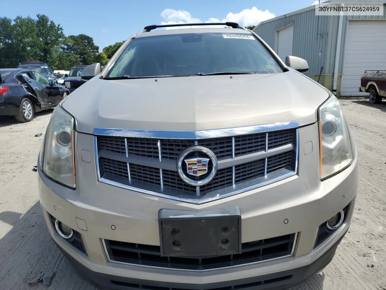 2012 Cadillac Srx Performance Collection VIN: 3GYFNBE37CS624959 Lot: 70340044