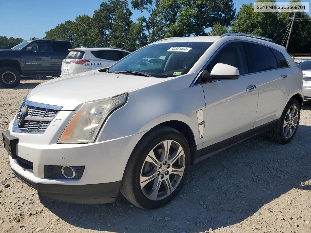 2012 Cadillac Srx Performance Collection VIN: 3GYFNBE35CS568701 Lot: 70381464