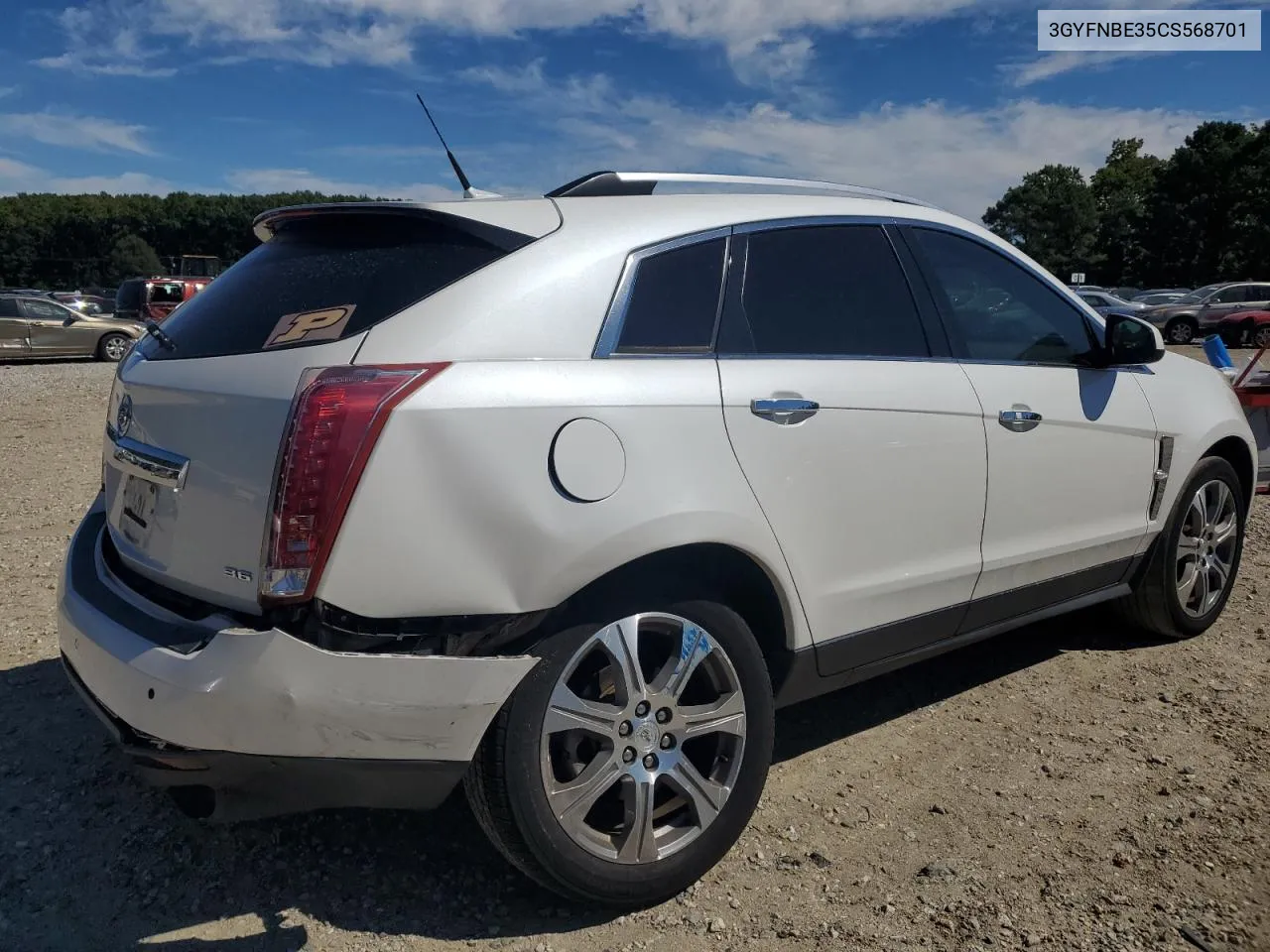 2012 Cadillac Srx Performance Collection VIN: 3GYFNBE35CS568701 Lot: 70381464