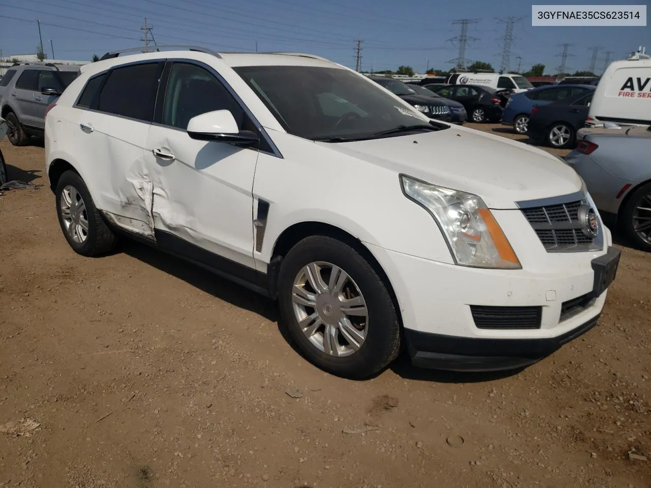 2012 Cadillac Srx Luxury Collection VIN: 3GYFNAE35CS623514 Lot: 70557304