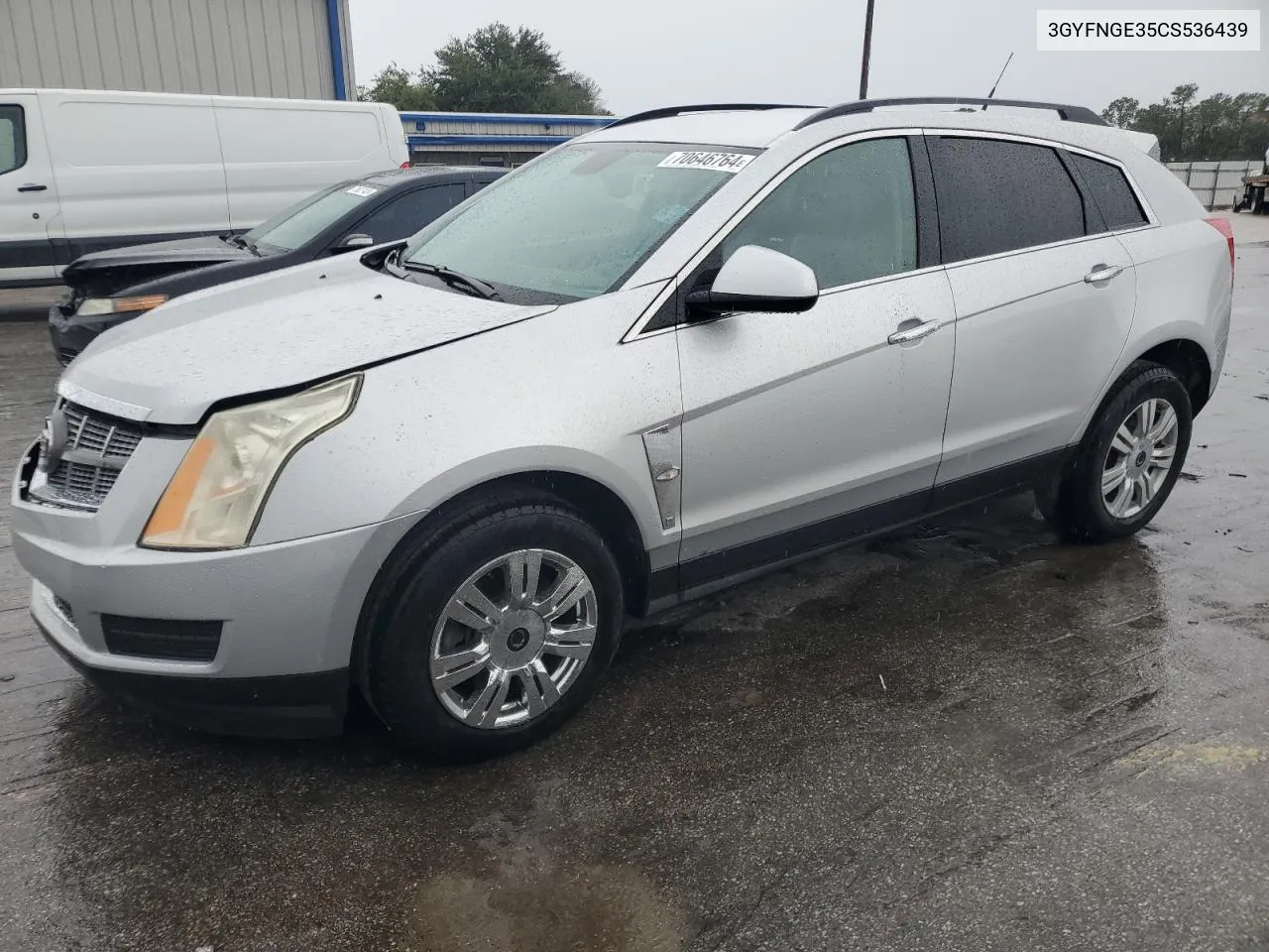 2012 Cadillac Srx VIN: 3GYFNGE35CS536439 Lot: 70646764