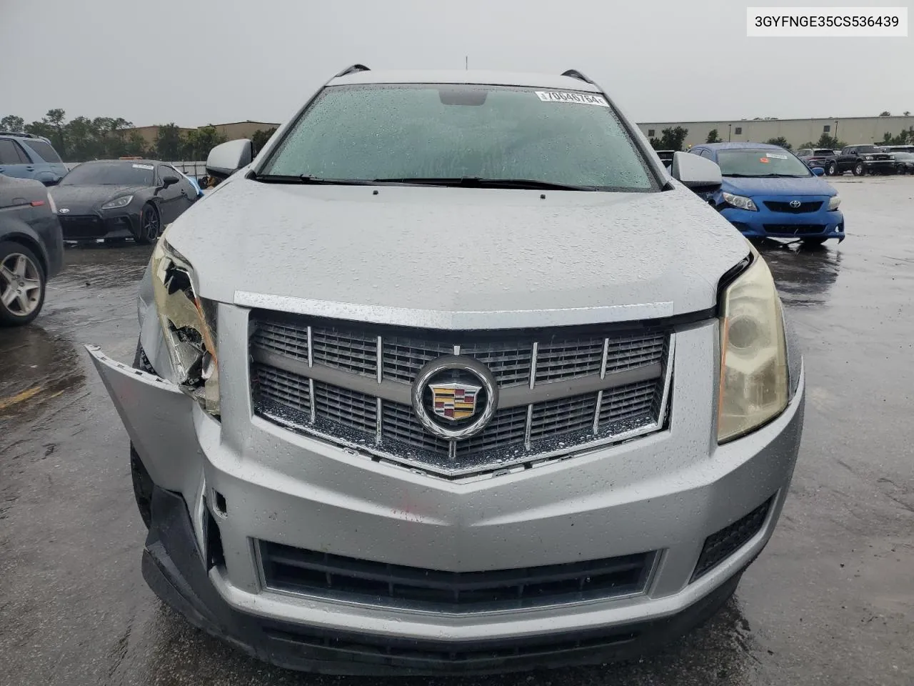 2012 Cadillac Srx VIN: 3GYFNGE35CS536439 Lot: 70646764