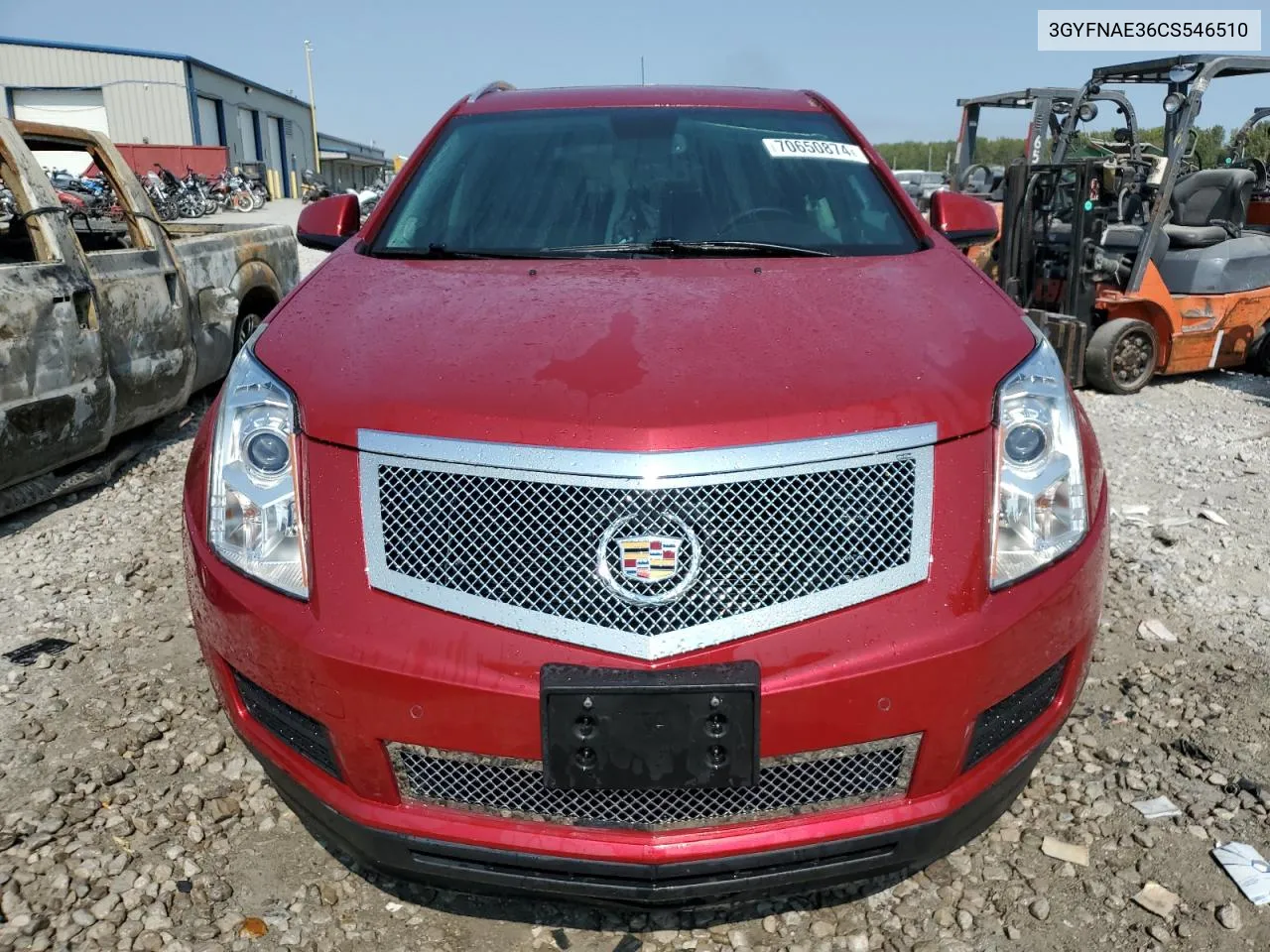 3GYFNAE36CS546510 2012 Cadillac Srx Luxury Collection