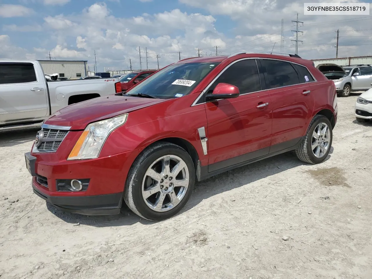 3GYFNBE35CS518719 2012 Cadillac Srx Performance Collection