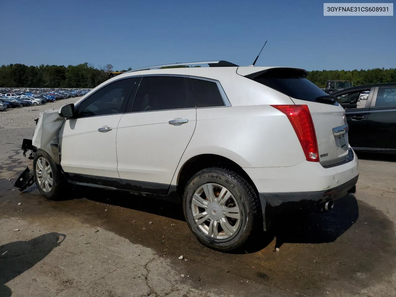 2012 Cadillac Srx Luxury Collection VIN: 3GYFNAE31CS608931 Lot: 70707064