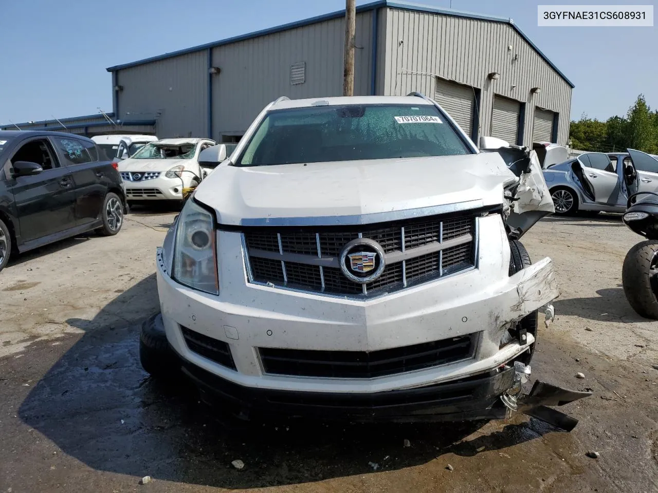 2012 Cadillac Srx Luxury Collection VIN: 3GYFNAE31CS608931 Lot: 70707064