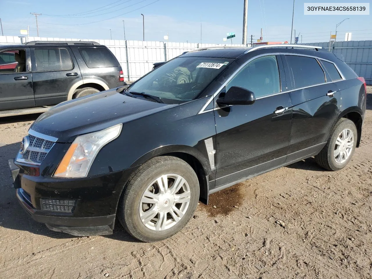 2012 Cadillac Srx Luxury Collection VIN: 3GYFNAE34CS658139 Lot: 71112874