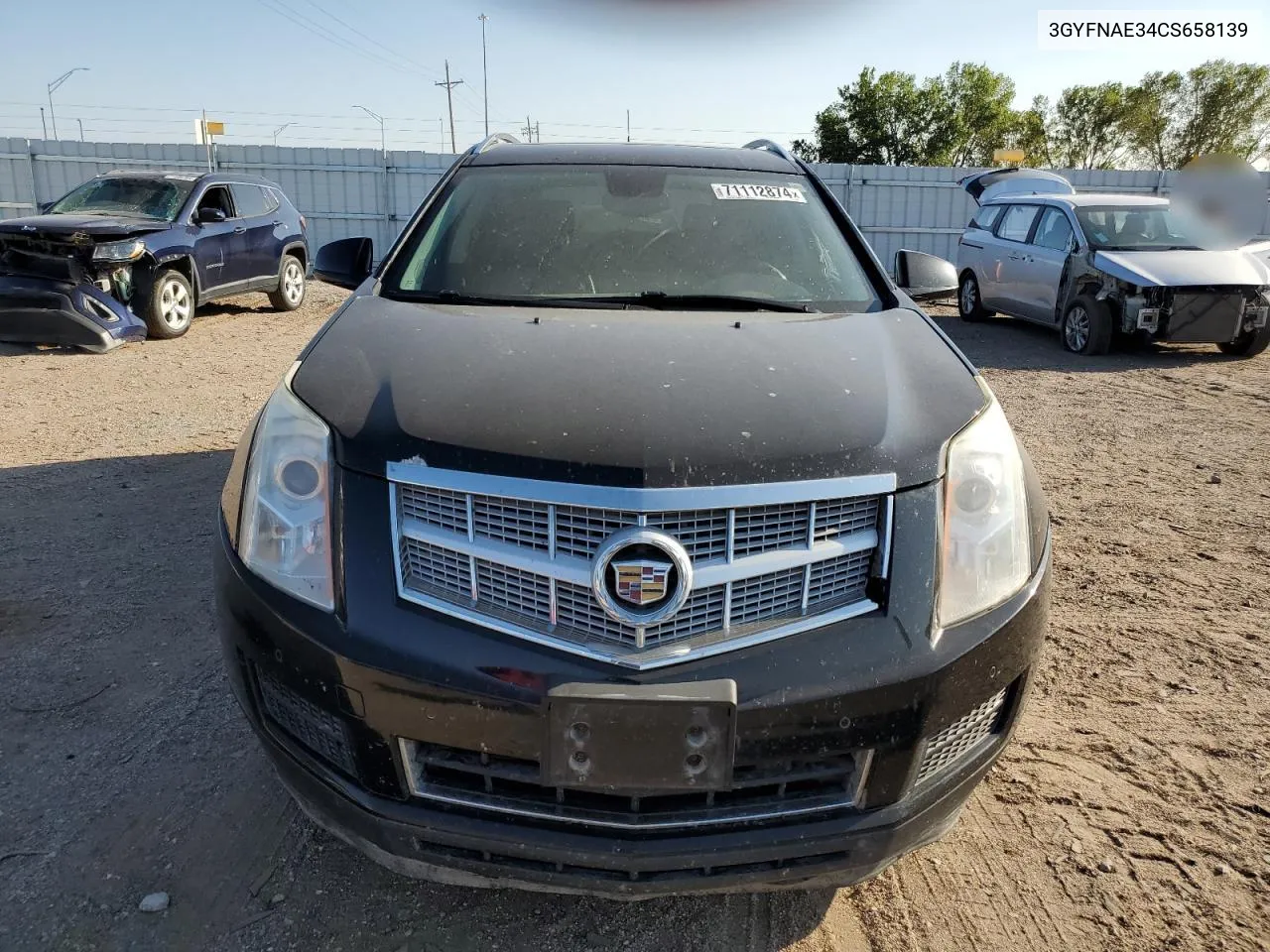 2012 Cadillac Srx Luxury Collection VIN: 3GYFNAE34CS658139 Lot: 71112874