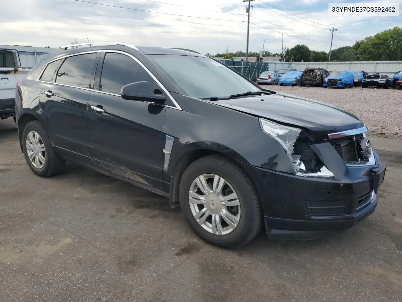 3GYFNDE37CS592462 2012 Cadillac Srx Luxury Collection