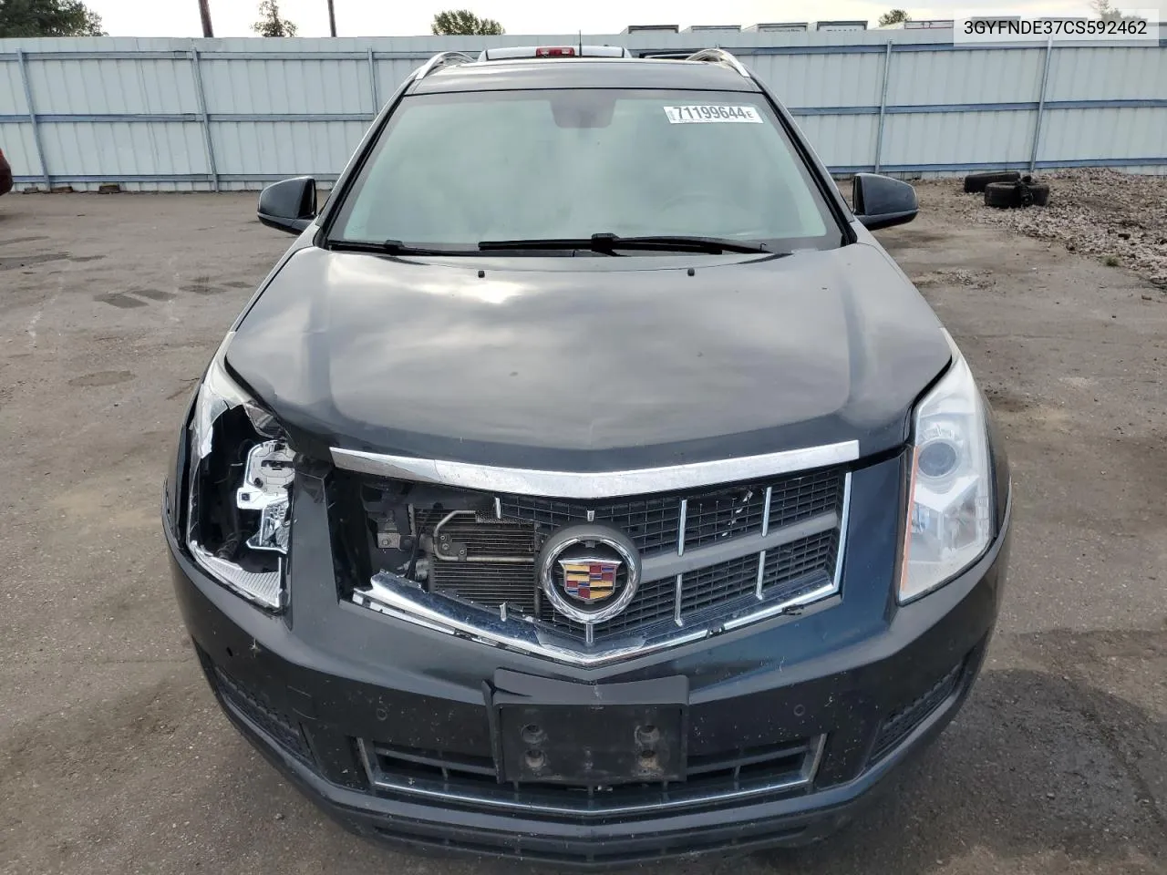 3GYFNDE37CS592462 2012 Cadillac Srx Luxury Collection