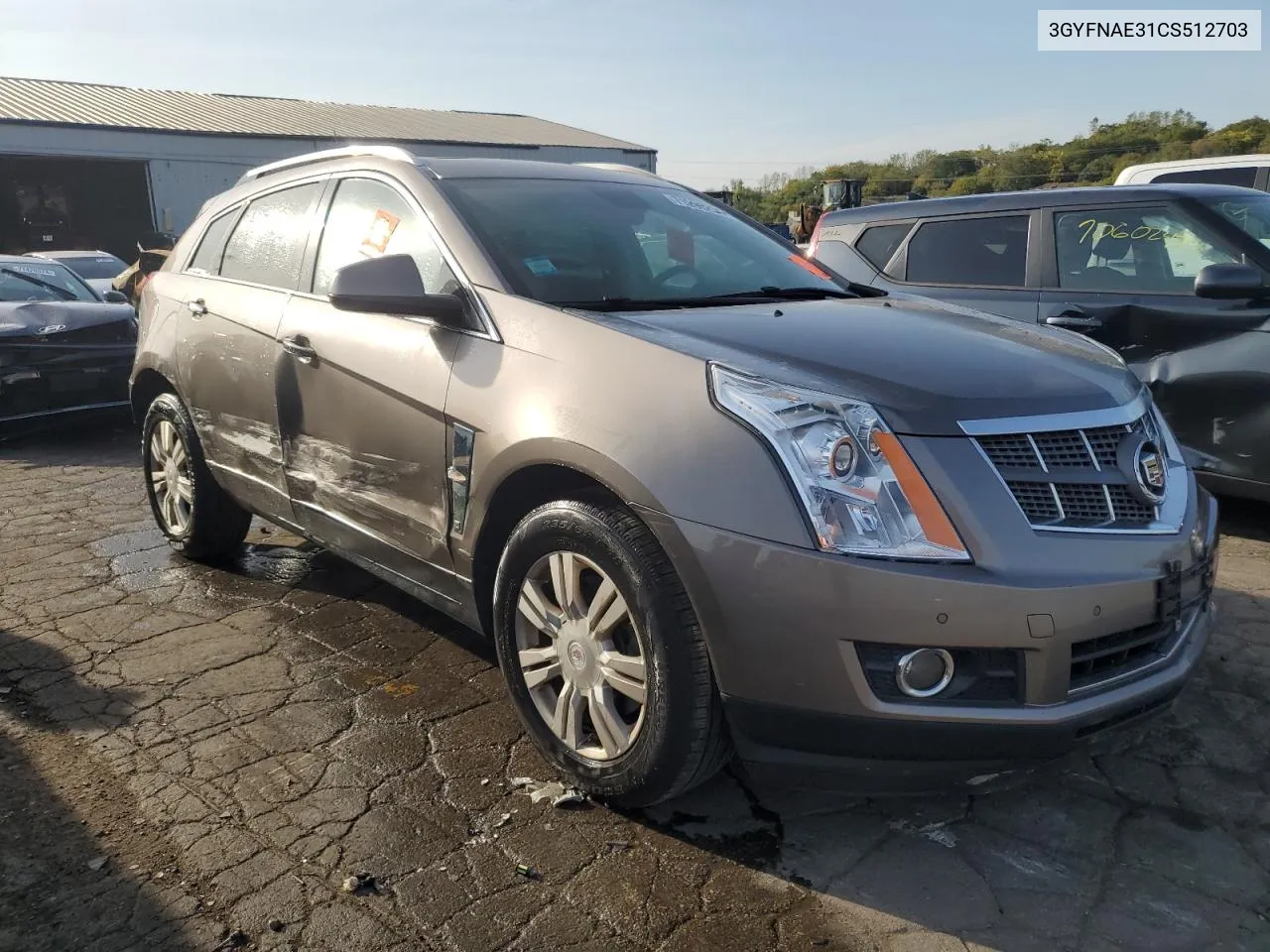 3GYFNAE31CS512703 2012 Cadillac Srx Luxury Collection