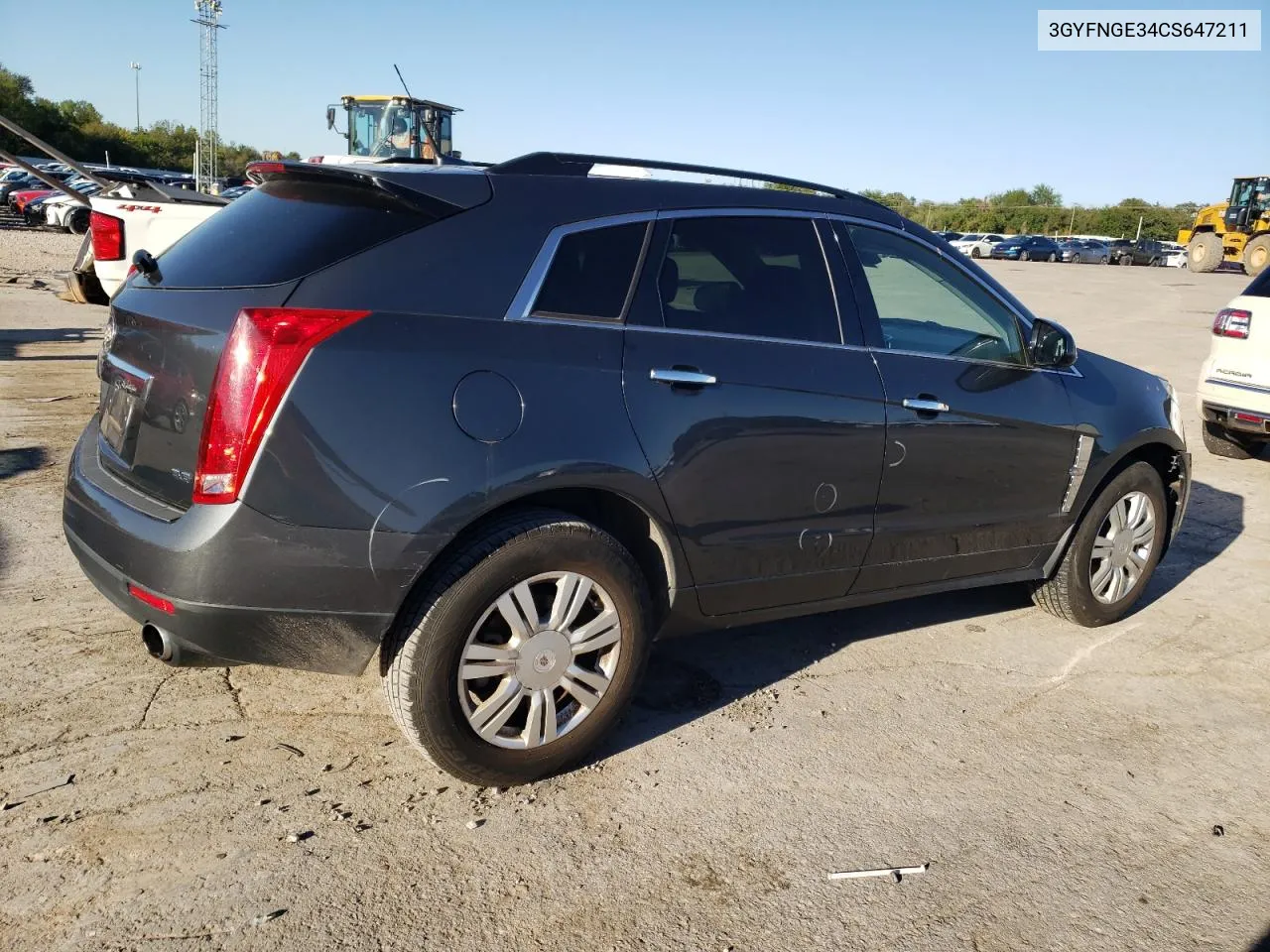 2012 Cadillac Srx VIN: 3GYFNGE34CS647211 Lot: 71563214