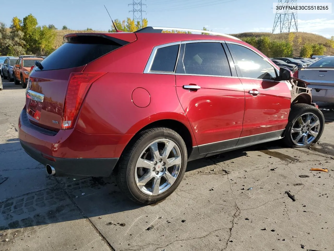 2012 Cadillac Srx Luxury Collection VIN: 3GYFNAE30CS518265 Lot: 71584274