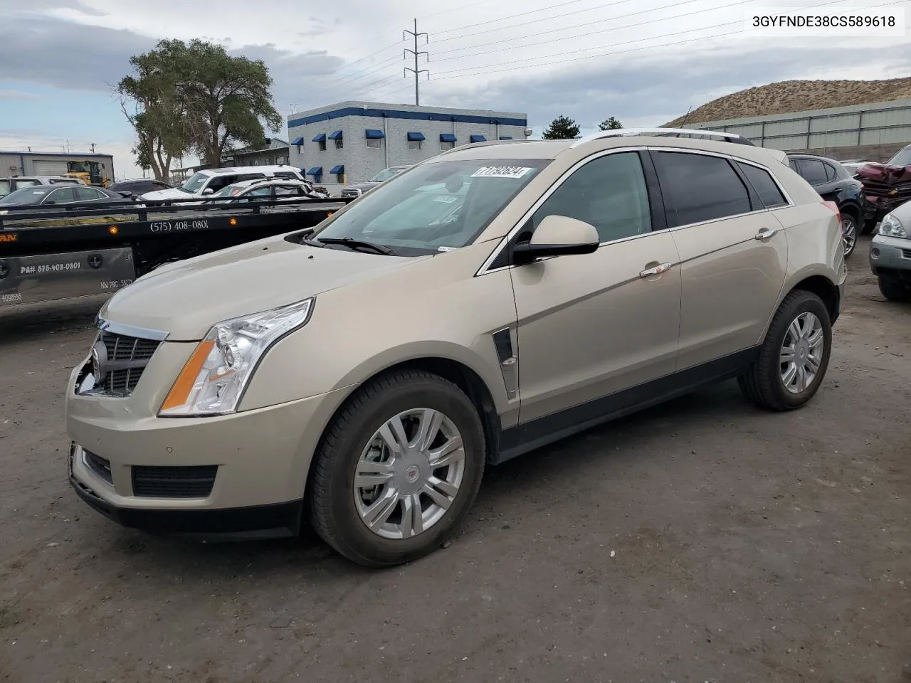 3GYFNDE38CS589618 2012 Cadillac Srx Luxury Collection