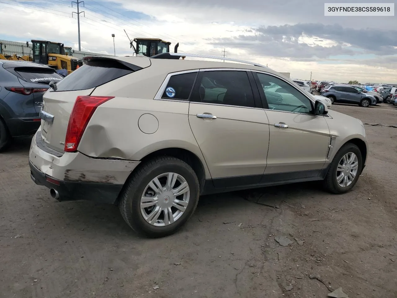 2012 Cadillac Srx Luxury Collection VIN: 3GYFNDE38CS589618 Lot: 71792624