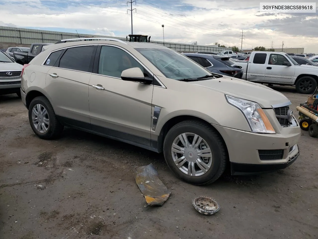 3GYFNDE38CS589618 2012 Cadillac Srx Luxury Collection