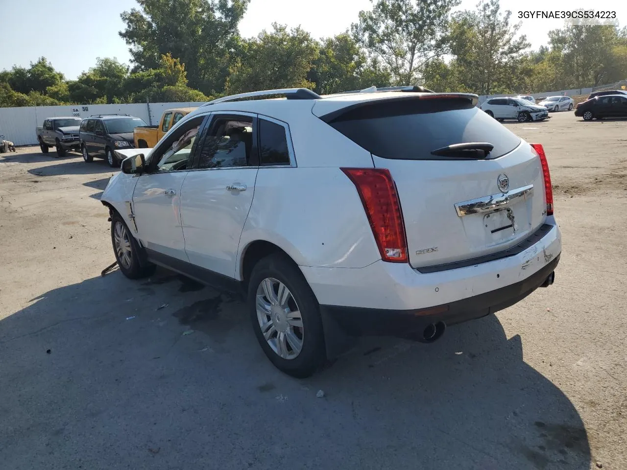 3GYFNAE39CS534223 2012 Cadillac Srx Luxury Collection