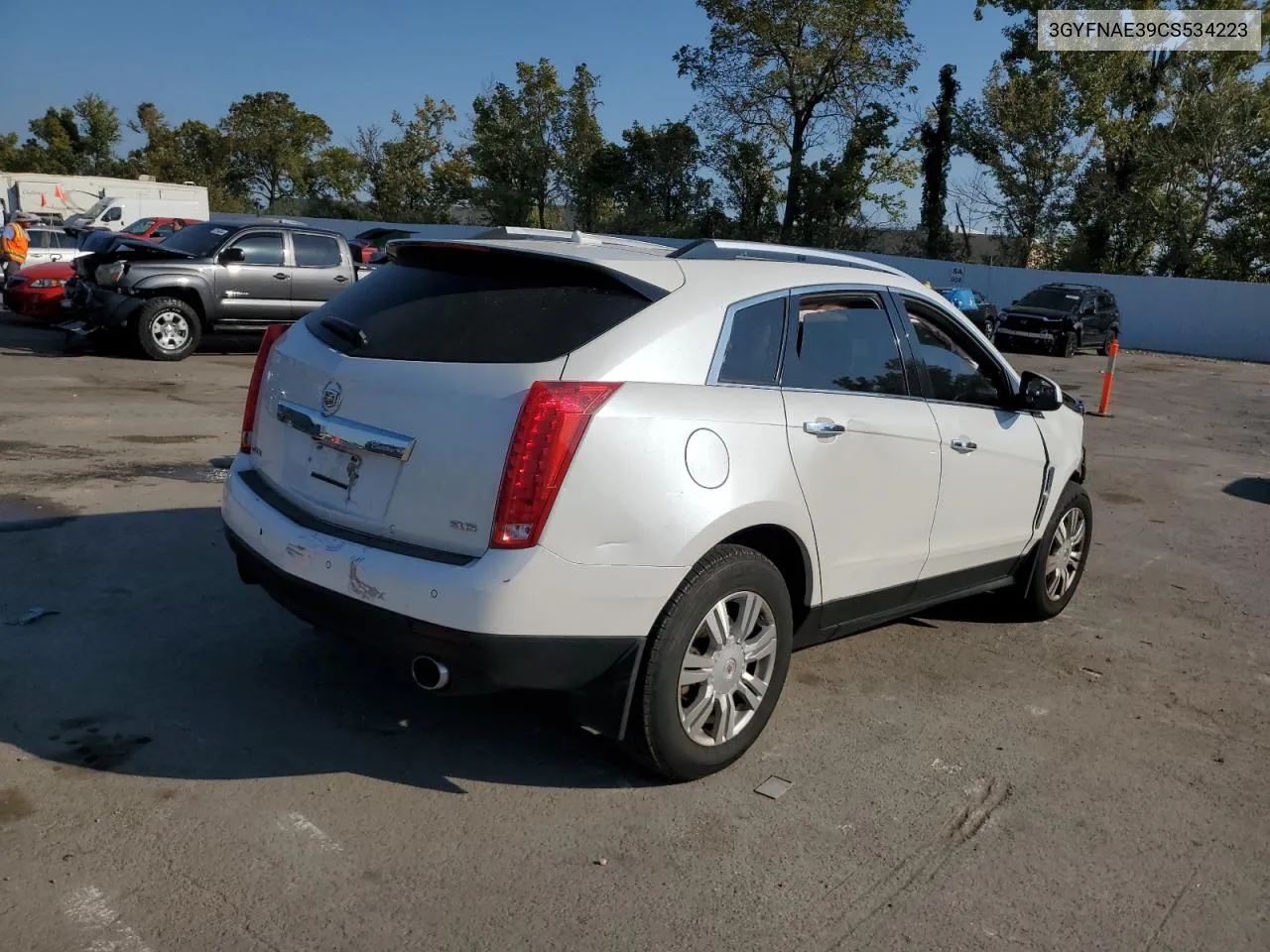 2012 Cadillac Srx Luxury Collection VIN: 3GYFNAE39CS534223 Lot: 72176364