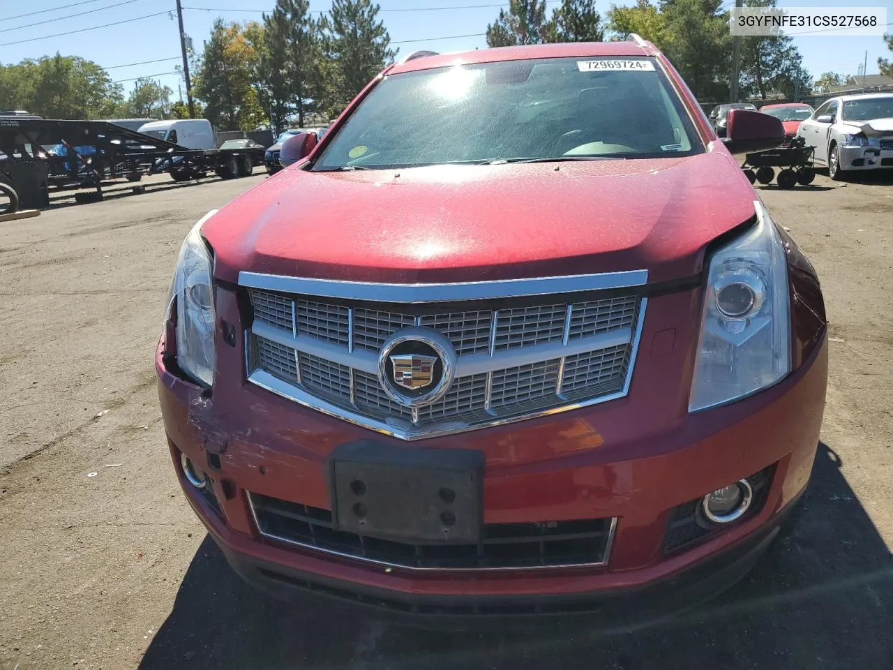 3GYFNFE31CS527568 2012 Cadillac Srx Premium Collection