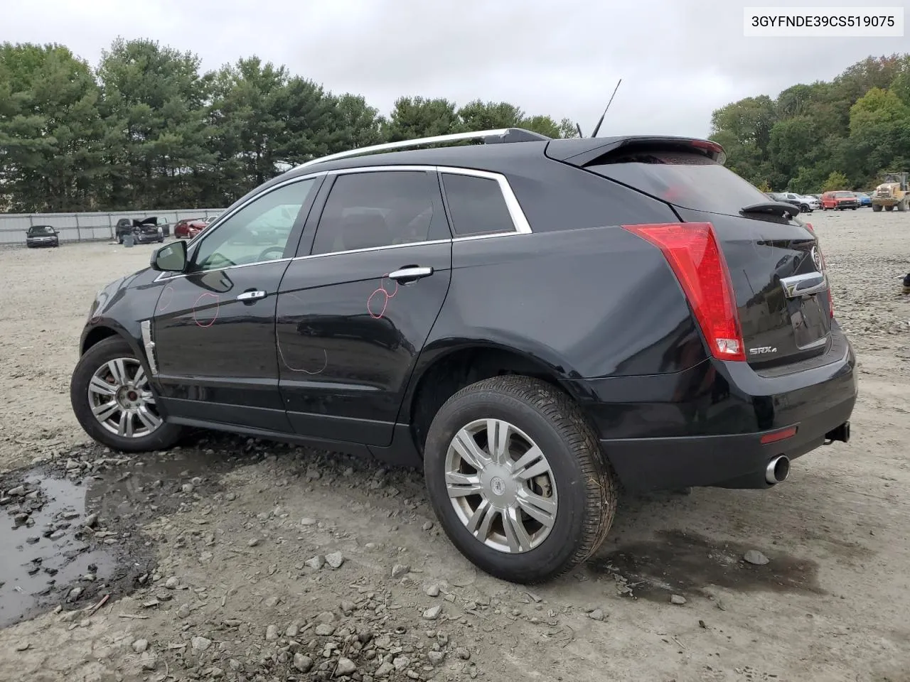 2012 Cadillac Srx Luxury Collection VIN: 3GYFNDE39CS519075 Lot: 73006454