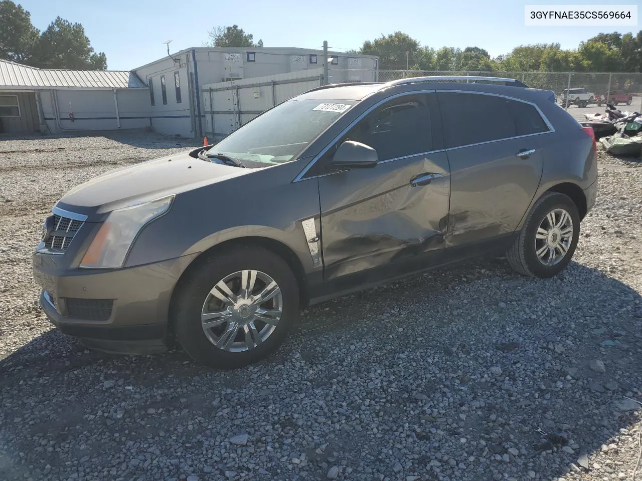 3GYFNAE35CS569664 2012 Cadillac Srx Luxury Collection