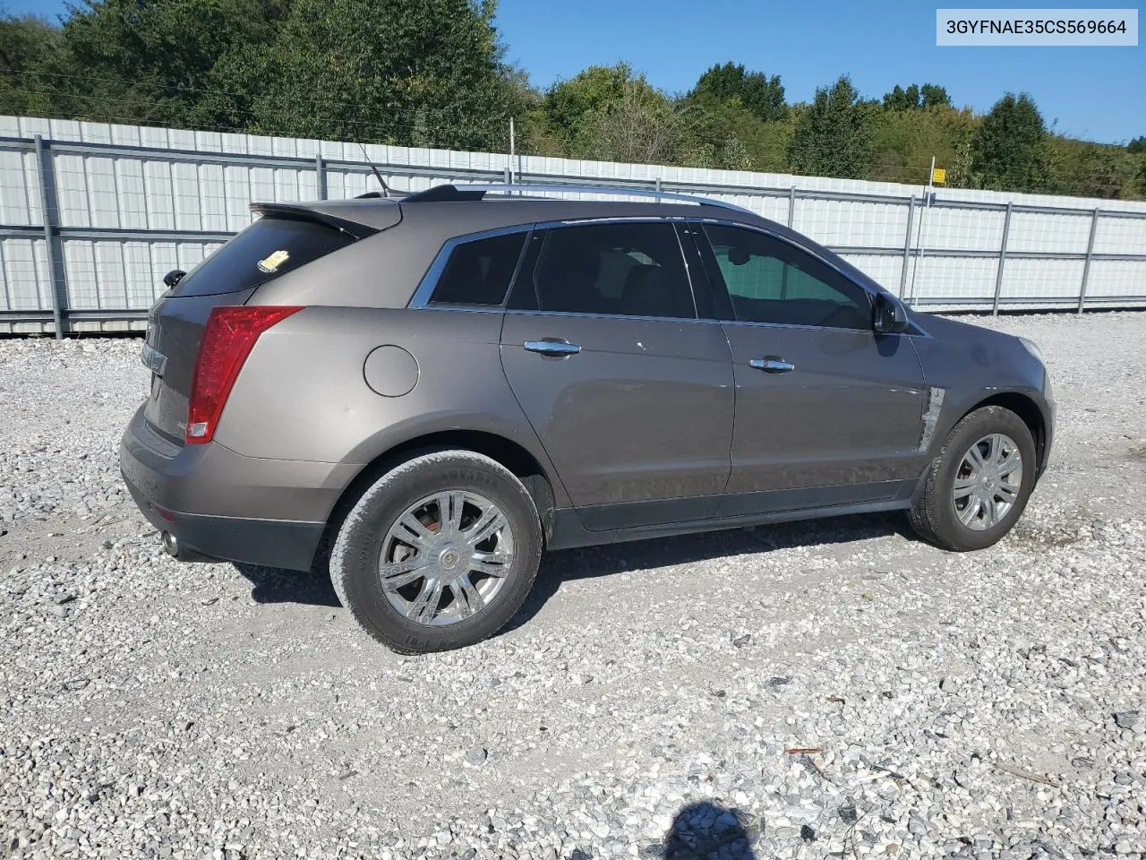 3GYFNAE35CS569664 2012 Cadillac Srx Luxury Collection